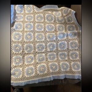 Handmade Baby blanket 

33 1/2  W x 39 L